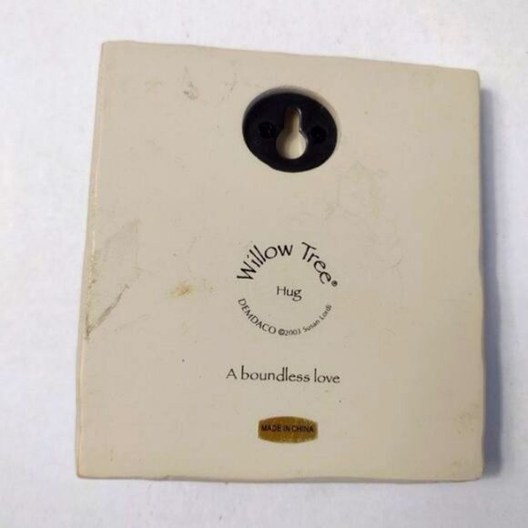 Willow Tree Hug a Boundless Love Plaque by Susan Lordi Dog and Boy Wall Hanging - Picture 2 of 3